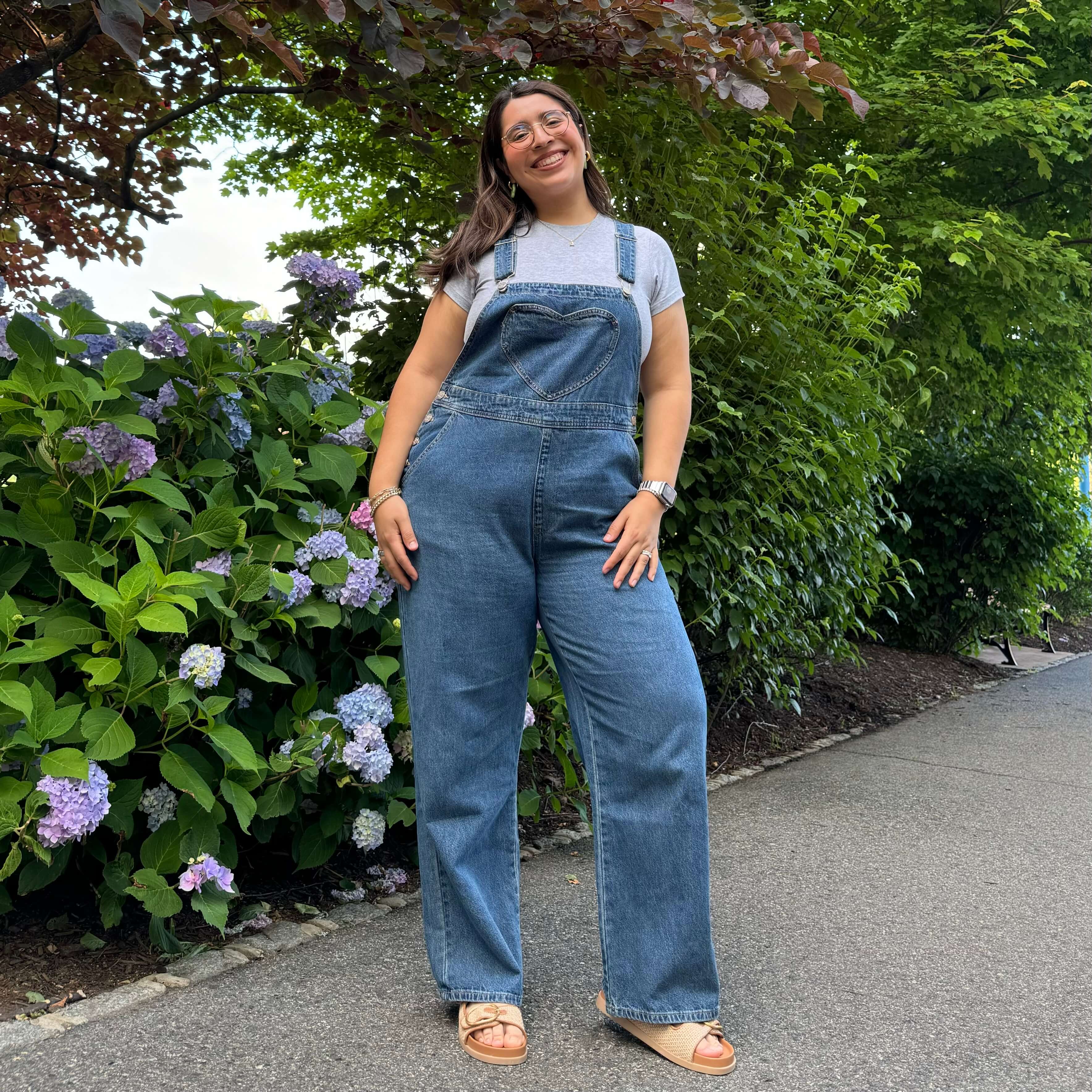 29" Inseam Overall Jeans - Medium Wash *Clearance Sale*