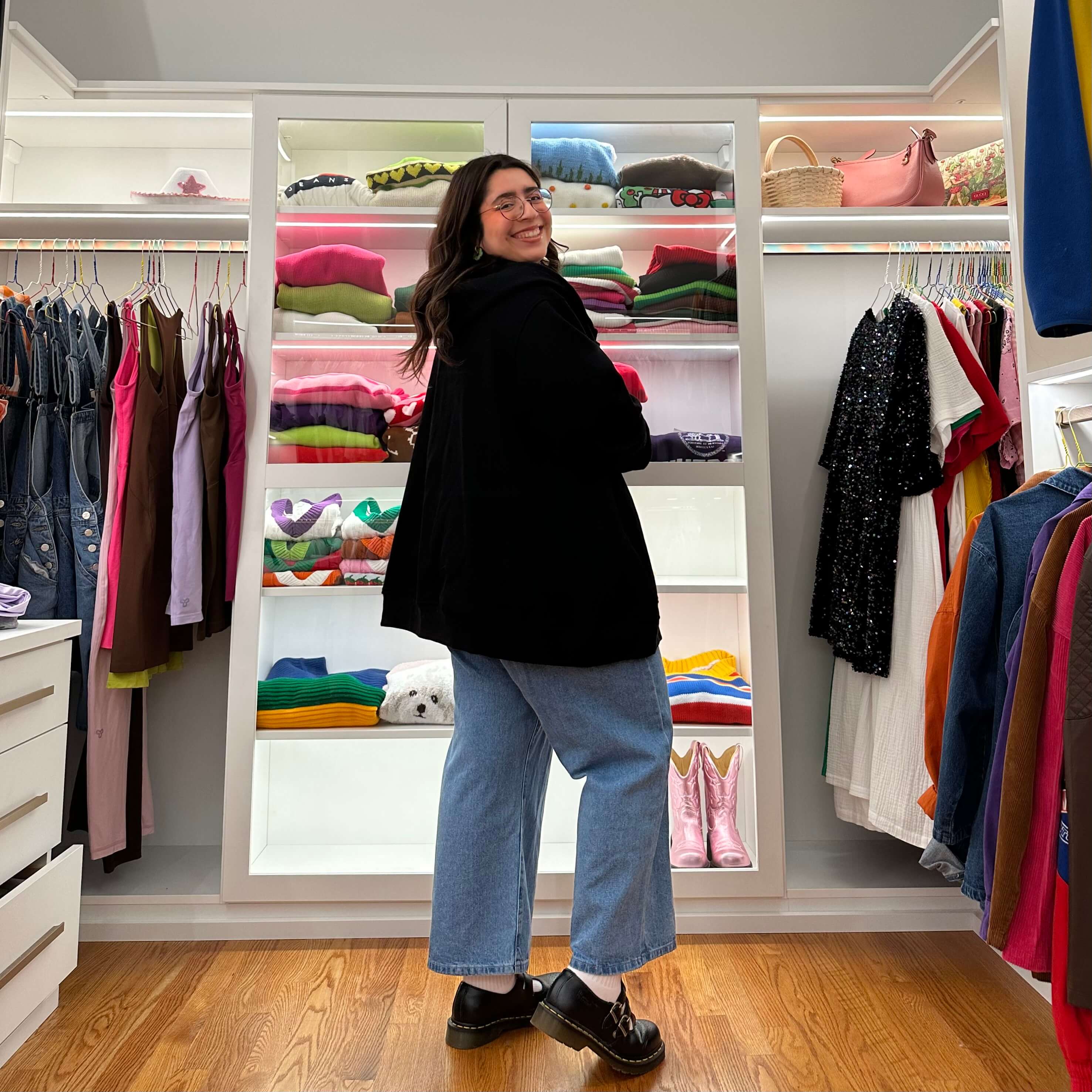 Zip-Up Hoodie - Black