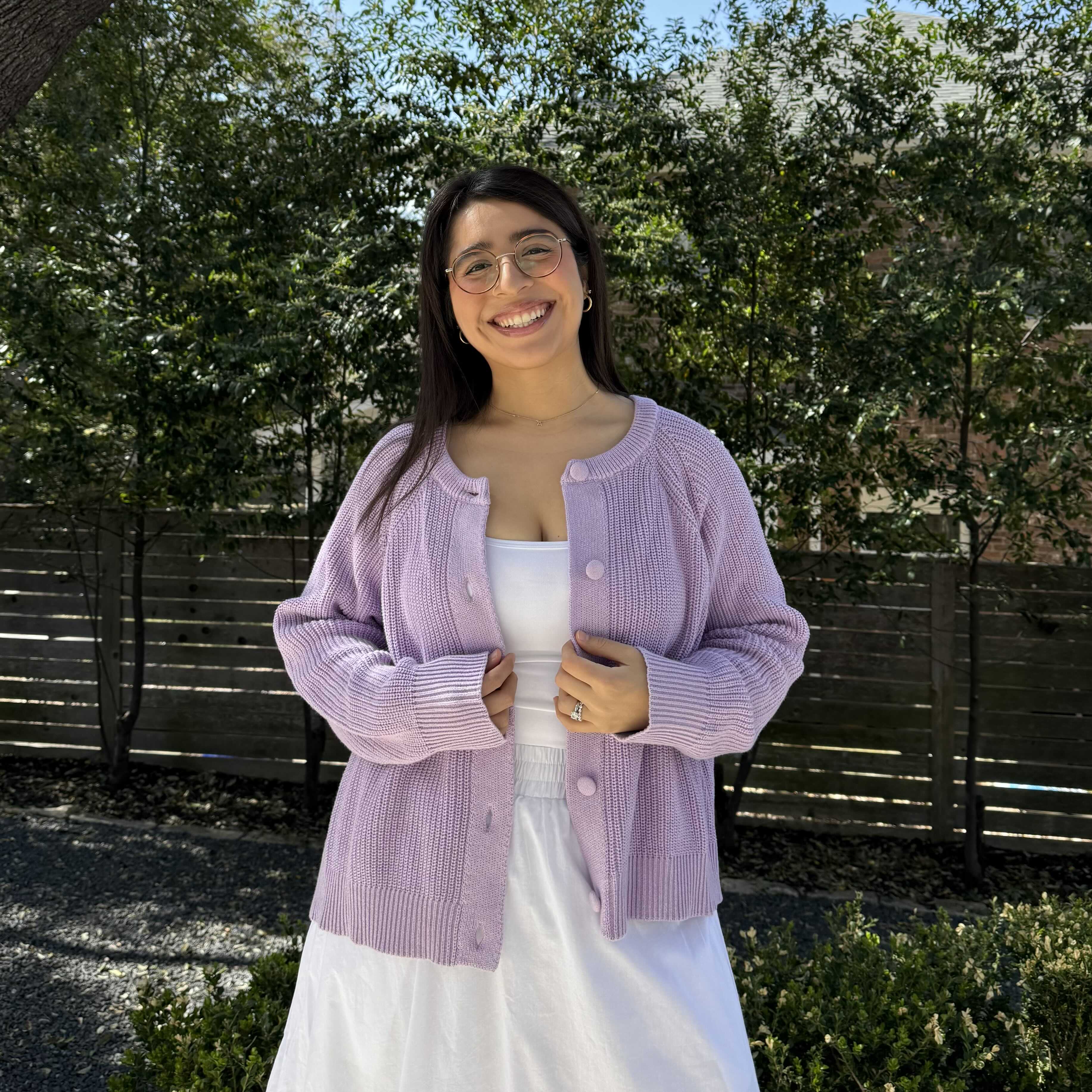 Pastel Cardigan - Lavender