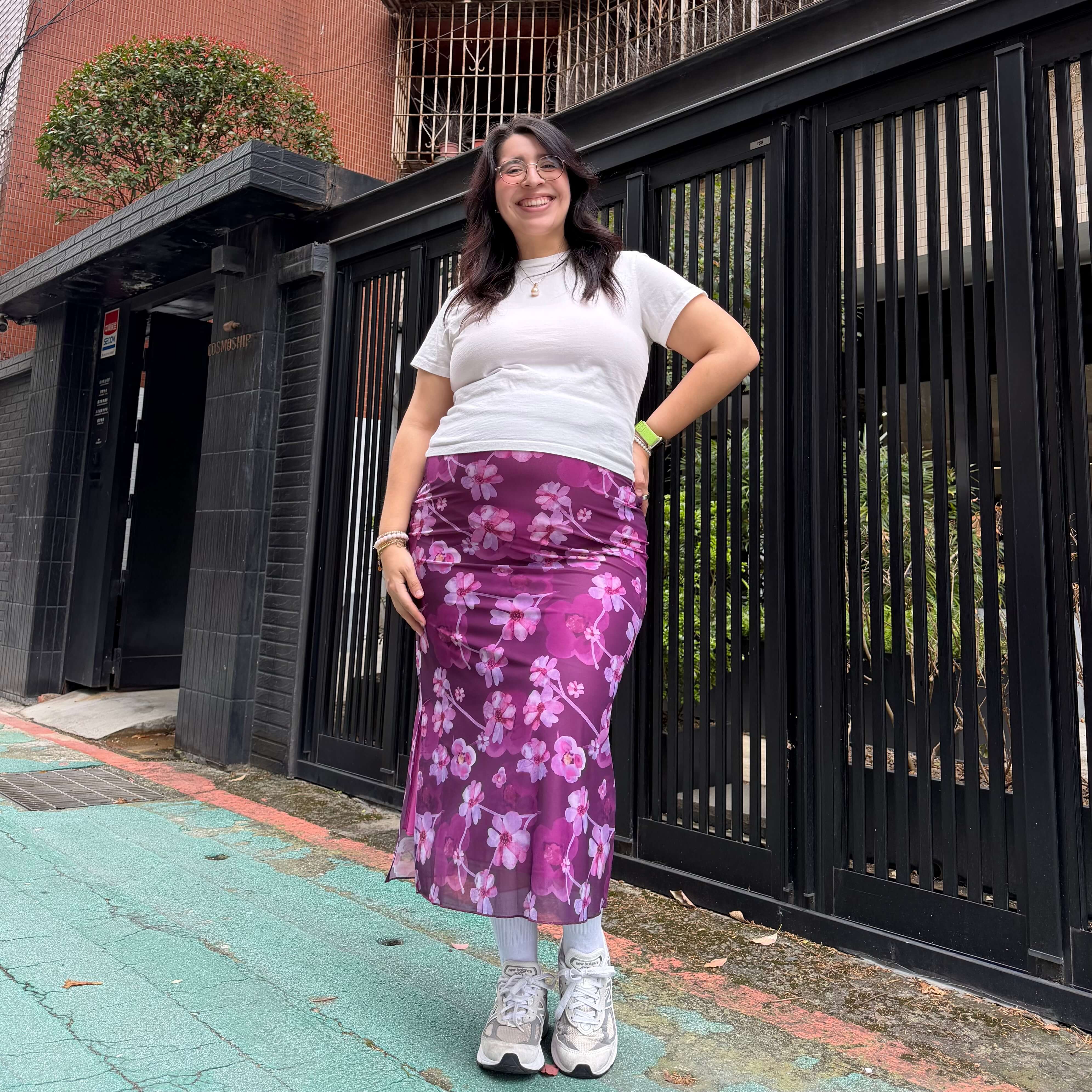 Flora Skirt - Orchid