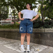 Celestial Denim Shorts - Medium Wash *Clearance Sale*
