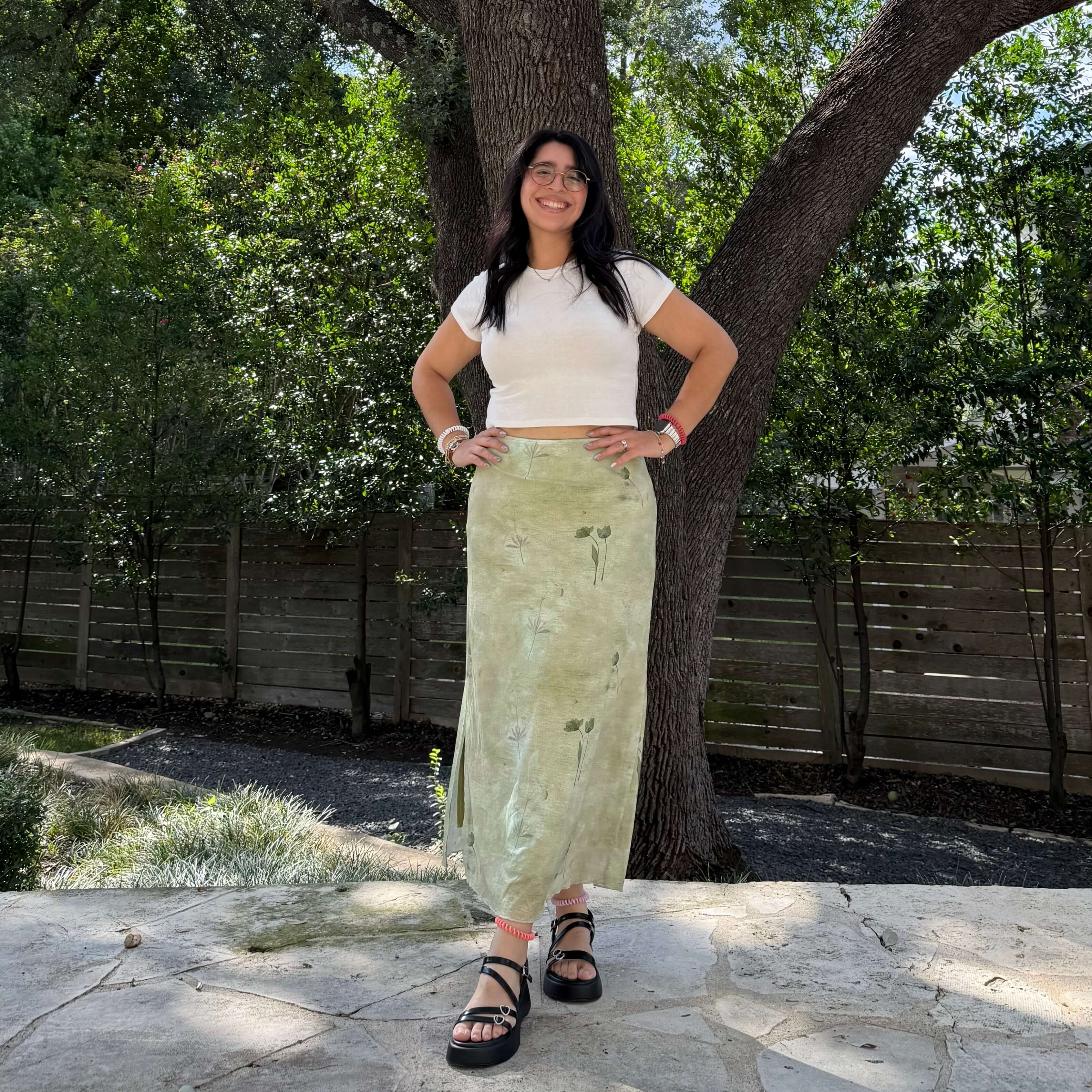 Flora Skirt - Green