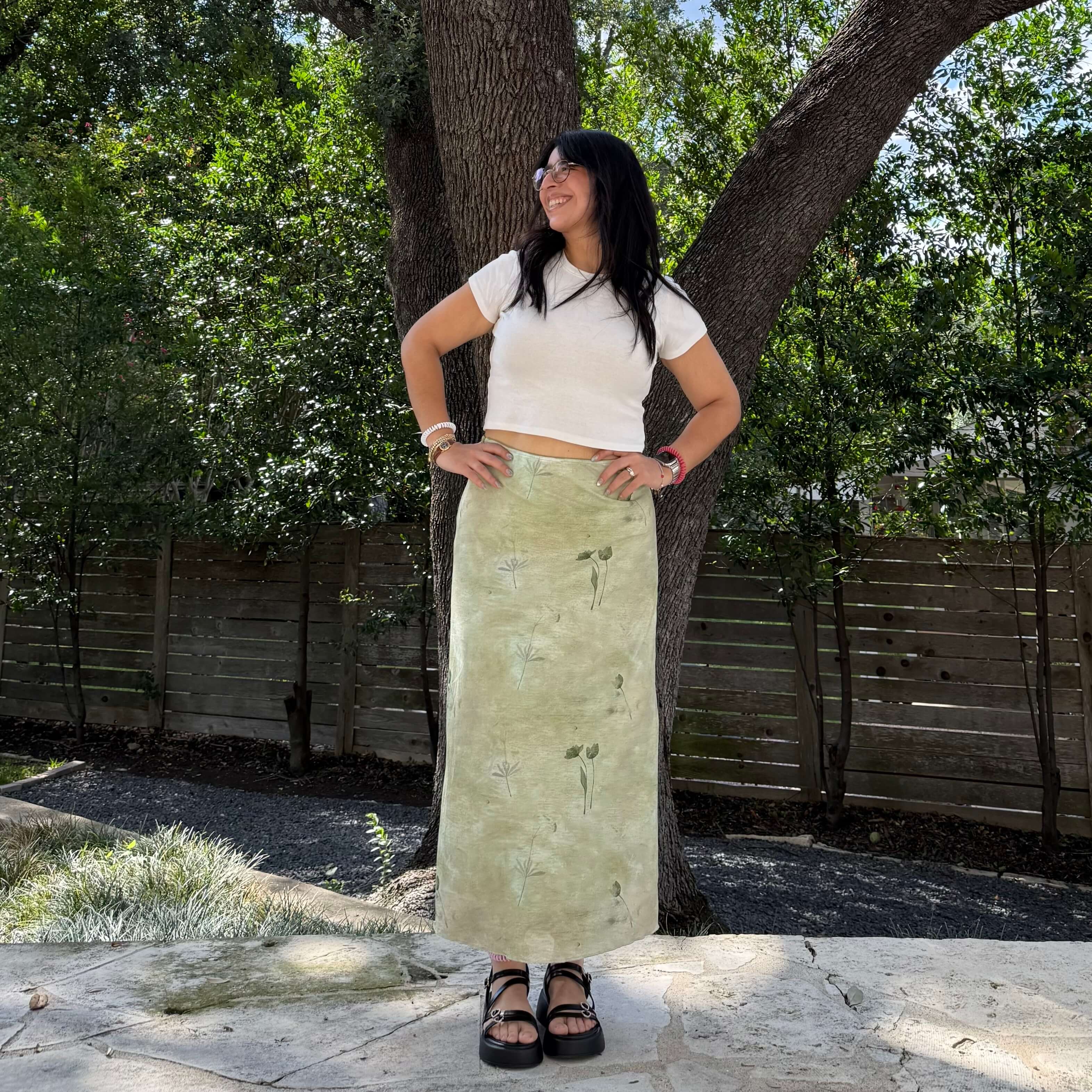 Flora Skirt - Green