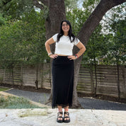 Flora Skirt - Black