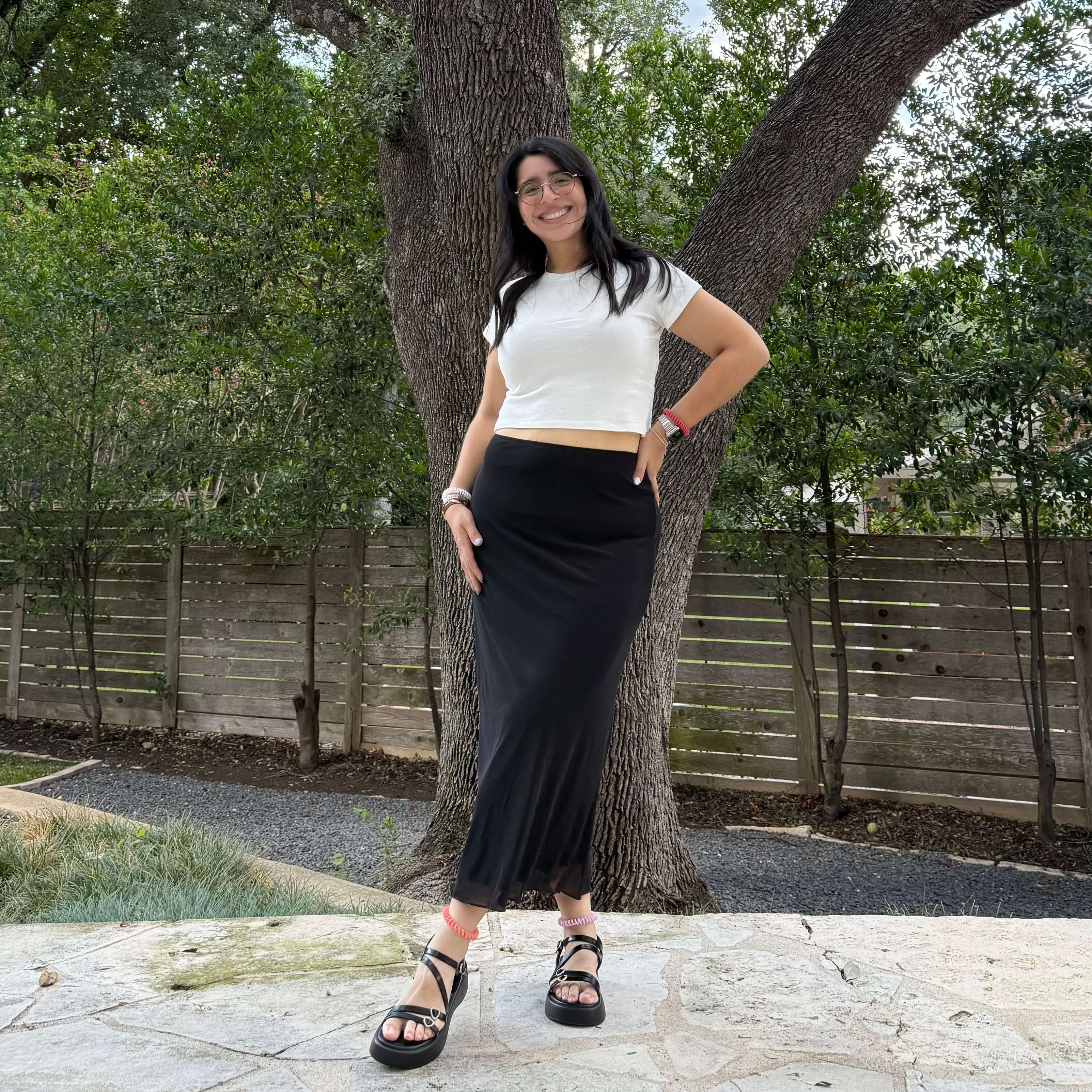 Flora Skirt - Black