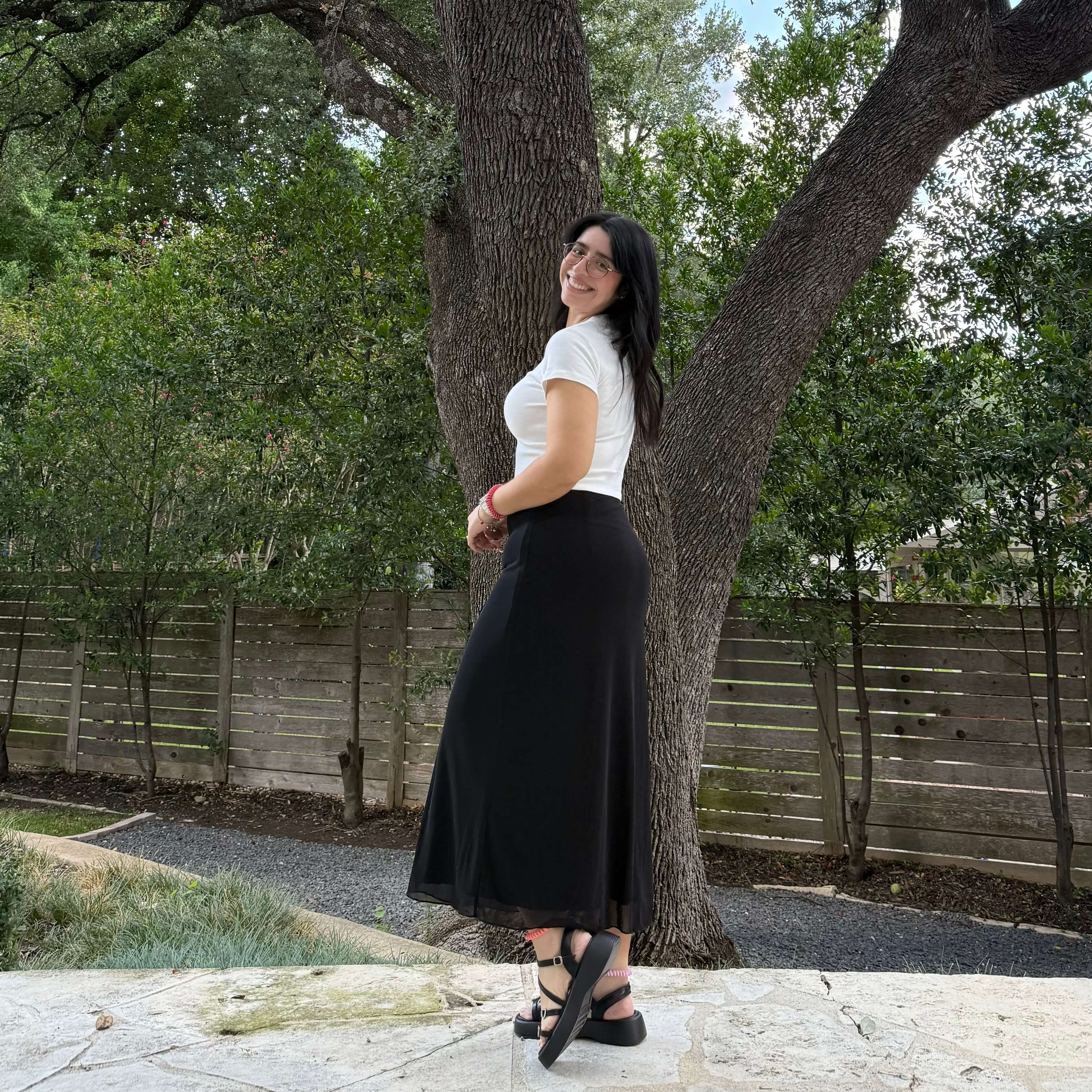 Flora Skirt - Black