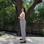 26" Inseam Picnic Pants - Black Gingham