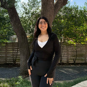 The Twirl Top - Black *Clearance Sale*