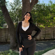 The Twirl Top - Black *Clearance Sale*