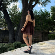 Espresso Dress - Brown