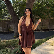 Espresso Dress - Brown