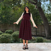Cambridge Dress - Burgundy Plaid