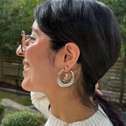 Buttercup Hoop Earrings - Silver *Clearance Sale*
