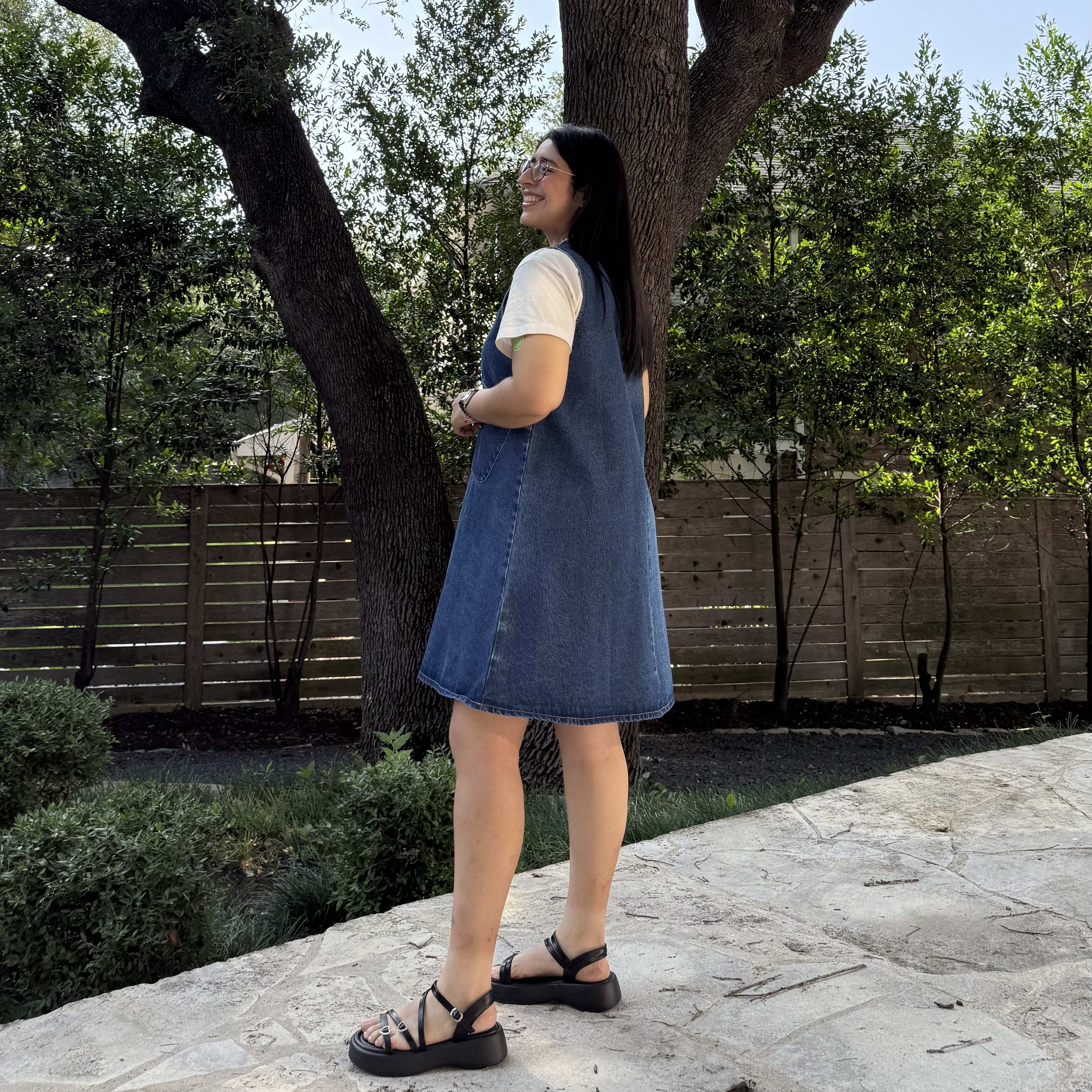Denim Dress - Medium Wash