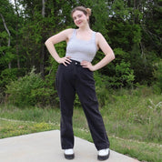 29" Inseam Straight Leg Jeans - Dark Gray *Clearance Sale*